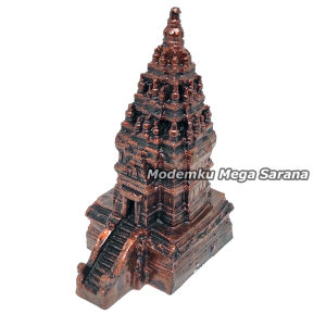 Diecast Miniatur Candi Prambanan Satu Pintu 10x6x14 Cm - Cinderamata Oleh Oleh Khas Jogja Indonesia