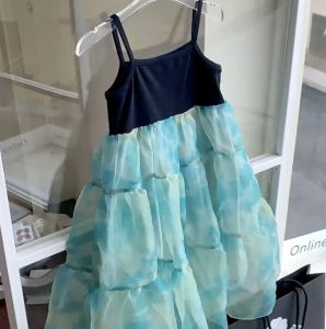 Kyiibaby Summer New girls Little Girl preppy fashion summer dress children skirt thin kybb076