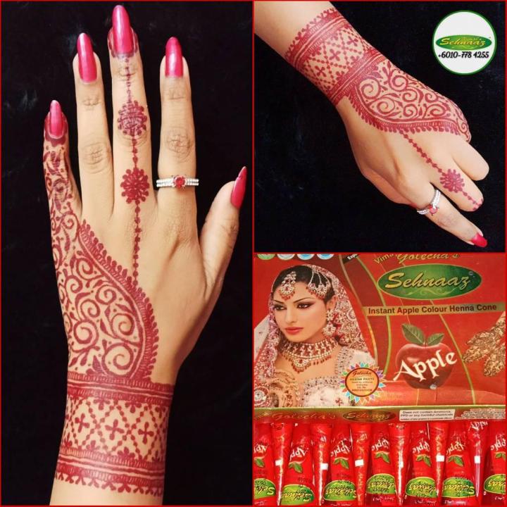 Neha Red Henna Paste Cone, For Hair,Hand And Legs, Packaging Type: Box at  best price in Bhilai