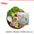 Bộ 3 túi Bánh tráng tròn Mikiri không nhúng nước size lớn nhỏ - tiện lợi - ăn liền. 