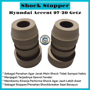 Shock Stopper Spon Empuk Depan Hyundai Accent 97-20 Getz Tinggi 1Set(2Pcs)