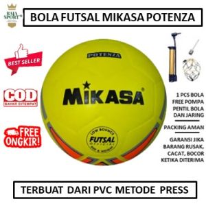 BOLA FUTSAL MIKASA POTENZA - BOLA MIKASA SIZE 4 - BOLA FUTSAL OFFICIAL - BOLA FUTSAL TURNAMEN