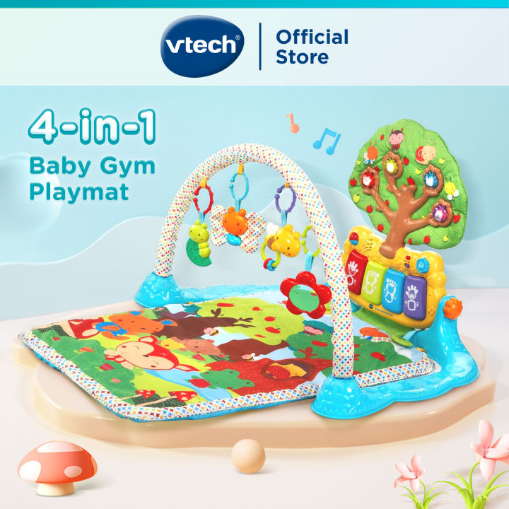 VTech in Infant Baby Gym Playmat Deluxe Kick Play Piano