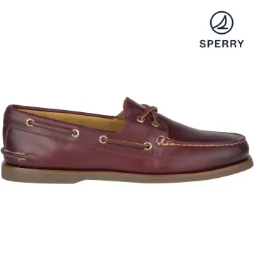 Burgundy sperrys online