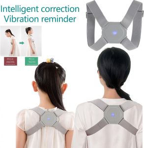 **TOP SELLING** Smart Posture Corrector for Adults and Kids Universal Sensor Posture Corrector Intelligent Posture Reminder Vibrate to Improve Posture Slouch Humpback Brace for Women and Men  Pembetul Postur Pintar untuk Dewasa dan Kanak-kanak 智能矫正带