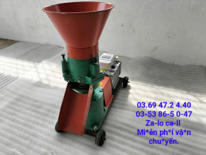 Máy tạo viên nén cho gia súc S160 động cơ 35kw dây đồng điện 220v.