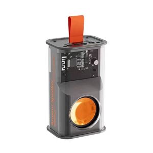 Outdoor Heavy Bass Mini Bluetooth LED Speaker | Transparent Shell Dynamic Lighting  HiFi Sound Effect Convenience to Carry Bluetooth 5.0 500mAh