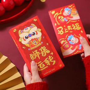 [Millusion] 2026 Cute AngPao Red Packet Long Short Angpau AngPow Ang Pao Ang Pau Packet 2026 新年红包封红包袋/创意/烫金/红包封/可爱/长短款/