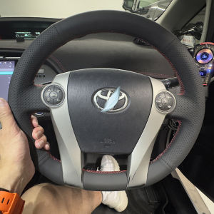 DIY Hand sewing Microfiber Leather Auto Car Steering Wheel Cover For Toyota Prius 30(XW30) 2009-2017 Prius/Prius C