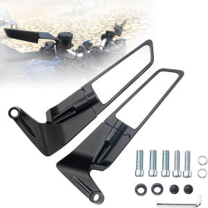 Aluminum Side Mirror Winglet Y15 Y16 Ex5 LC135 RS150 NVX R15 R25 Rsx Wave Modified Motorcycle Winglet Mirror Adjustable Cermin Kepak
