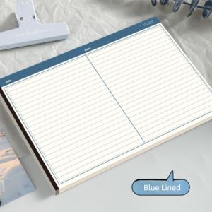 UNDATA 20Sheets/Book Horizontal B5 Notebook B5 Tearable Notepad Simplicity Legal Pad Students