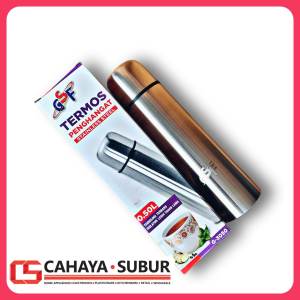 Termos Kopi Stainless Steel 500ML GSF Termos Vakum Tumbler Botol Air Panas dan Dingin Food Grade
