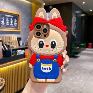 สำหรับ A3x OPPO A3 A5 Pro A18 A38 A78 A79 Reno 13 12 11 F 8T 7Z 6Z A16 A95 A5 A9 A94 A54การ์ตูนเคสโทรศัพท์ Labubu