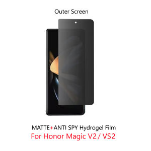 【✅SG Seller✅】RICHMENT Privacy Hydrogel Screen Protector High Sensitivity Protective Film Anti Spy & Matte Hydrogel Film for HONOR Magic V5 Anti-fingerprint Privacy Screen Protector For HONOR Magic V5 / V3 / V2 / Vs2 / VS3