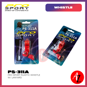 Pro Sport Plastic Whistle with 18 Inches Lanyard 1 pc