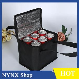 [NYNX] กระเป๋าเก็บความเย็นหุ้มฉนวนความร้อนกลางแจ้งแบบพกพาถุงเก็บความเย็นสำหรับตั้งแคมป์อาหารดื่มเบนโตะกระเป๋าบาร์บีคิวซิปแพ็คอุปกรณ์ปิกนิก