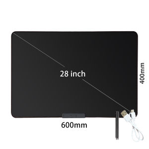 (Rechargable) LCD Writing Tablet Multi Color Screen Size 28 inch Tablet for Kids Drawing Board Educational-Support with Battery-Free Stylus