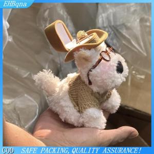 COD Dễ thương Violin gấu nâu tây Highland Dog búp bê sang trọng Vòng hiển thị hộp đồ trang sức tổ chức Quà Tặng