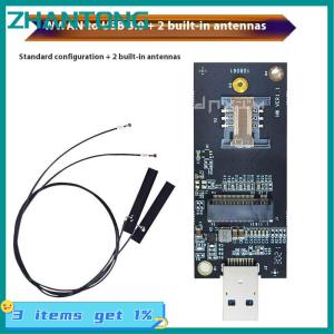 ZHANTONG 1 Set DW5821E M2-NGFF DW5811e DW5816E EM7455 L860-GL USB3.0 Expansion Card For 3G 4G 5G LTE Module M2 USB Adapter
