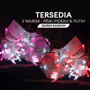 Lampu Hias Kamar Tidur - Lampu Tumblr Gantung TikTok Kelap Kelip - Warna 5-8 Meter FREE Sambungan Kabel + LAMPU KOTAK LED / Lampu Hias Kamar Tidur