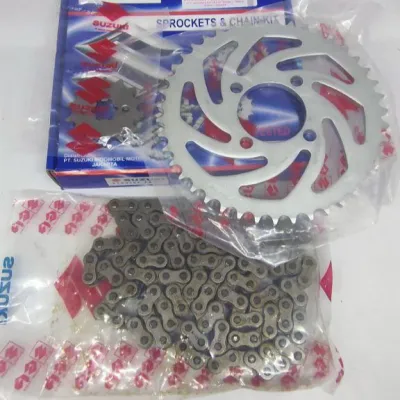 Gearset Girset Gir Gear Set Rantai Suzuki Satria FU 150 Old Lama Karbu Barong