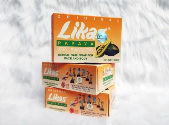 Likas Papaya Skin Whitening Herbal Bath Soap for Face and Body