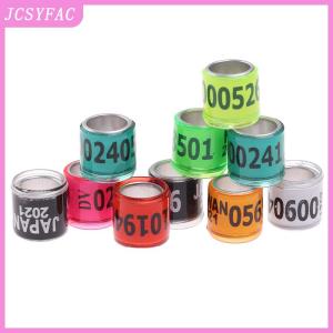 JCSYFAC  20 pcs Pigeon Foot Ring With Word Earrings 2024 Multicolor Bird Tools