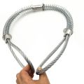 20Inch Whip Check Safety Hose Pengaman Selang Hose Arrestor / Tali Kawat Stainless Steel. 