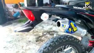 KNALPOT NORIFUMI ROKET 4 PNP CRF150 D-TRACKER KLX 150 WR155 DAN BISA MODIF TRAIL LAIN