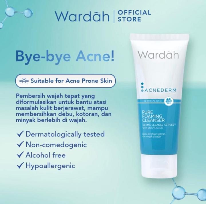 Wardah%20Acnederm%20Pure%20Foaming%20Cleanser%2060%20ml%20-%20Facial%20Wash%20dengan%20Allantoin%20-%20Pembersih%20Wajah%20Berjerawat%20-%20Image%206