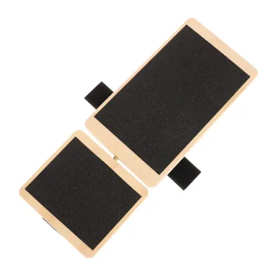 DIRKI Single Foot Trainer Ankle Balance Board Sprained Ankle Ankle Strength Training Stability Exercises Plantar Portable Wooden Foot Strengthener Trainer Ballet Pilates