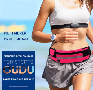 Tas Pinggang Olahraga Mini untuk Lari dan Aktivitas Outdoor Tas Anti Air untuk Pria dan Wanita Tas Pinggang Serbaguna untuk Smartphone dan Fitness