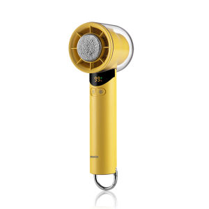 Xiaomi Youpin MeeGoo Mini Handheld Turbo Fan 100 Speed LED Digital Display Adjustable Portable High Speed Air Cooling Fan Handheld Fan Mini Portable Foldable Small Fan Digital Display USB Charging 3000mA Battery Handheld cooling fan with digital display