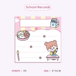 Cartoon Notes Memo Label Pesan Tempel isi 100 Lembar