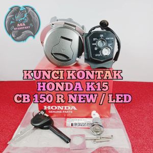 KUNCI KONTAK KUALITAS ASLI ORIGINAL HONDA AHM CB 150R NEW / LED KONCI STOP KONTAK SATU SET K15 920 PASTI PRESISI CB 150 R