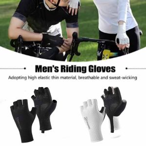 SERAPHYXO 1Pair Breathable Half-Finger Gloves Anti-Slip Shock Absorption Cycling Bike Gloves Training Gloves Palm Protection Bicycle Gloves For Men Women