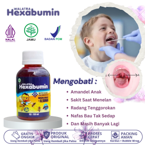 Obat Herbal Amandel Anak Sakit Saat Menelan Radang Tenggorokan Demam Nafas Bau Tak Sedap Tidur Terdengar atau Mengorok pada Anak Akibat Amandel