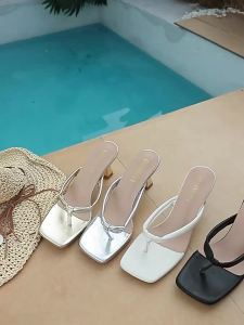 [Free Shipping] 2026 New Collection: Square-Toe High-Heeled Sandals With Thin Straps And A Slender Heel WomenS High-Heeled Sandals