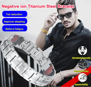 Negative ion titanium steel bracelet/detachable mens bracelet/bracelet