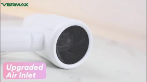 Vermax Mini Hair Dryer Foldable Blower 2 Speed & 3 Heat Setting Care Fast Dry Negative Ionic care