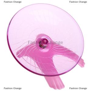 [COD] Fashion Change Running Disc Flying Saucer Exercise Wheel Toy for Mice Dwarf Hamsters Pet 18cm