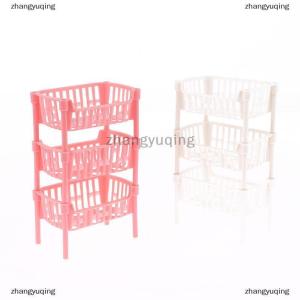 [COD] zhangyuqing 1 12 Dollhouse Mini Food Fruit Storage Baskets Dolls House Stackable Basket Dollhouse Decoration Accessories