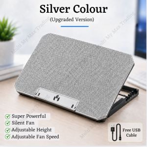 STRONG FAN Laptop Cooler Fan Laptop Stand Adjustable Height Cooling Pad Coolpad USB Fan Laptop 12-17" 手提电脑散热风扇