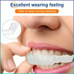 Dentures Wearable Therapy No Holes Whitening Simulation Teeth Dentures Removable Tooth Aging Soft