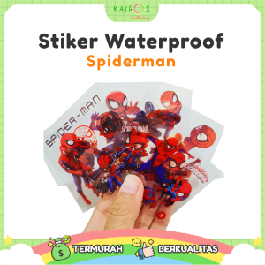 STICKER NONO SPIDERMAN ECER WATERPROOF 1 LEMBAR STIKER