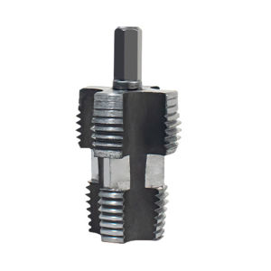 Cerdars Drill Attachment Electric Drill Pipe Opener High-speed Steel Pipe Threader Tool for Faucet Installation Rustproof Corrosion Resistant Accessories for Easy Plumbing Jobs