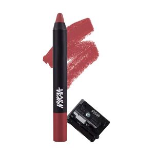 Nykaa Matte-illicious Lip Crayon Lipstick with Free Sharpener - Jade Rose 11