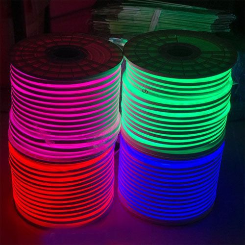 1 mét Dây đèn LED Neon ĐỔI 7 MÀU trang trí điện 220v dùng trang trí xe ...