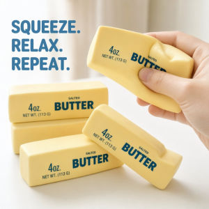 Slow Rising Squeeze Toy Squishy Butter Stick Slow Rebound Stress Relief Toy Portable Non Sticky Kids Fidget Play