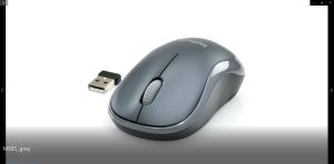 Logitech M185 Wireless Mouse 2.4GHz with USB Mini Receiver 12-Month Battery Life 1000 DPI Optical Tracking Ambidextrous Compatible with PC Mac Laptop
